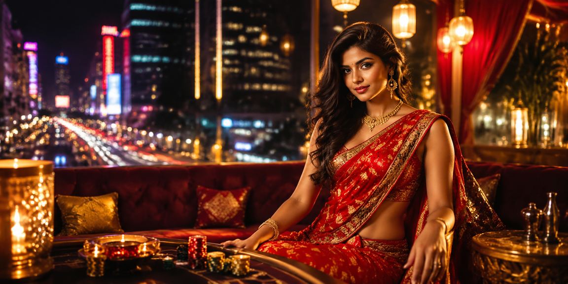 Live casino dealer engaging players with Teen Patti and other games